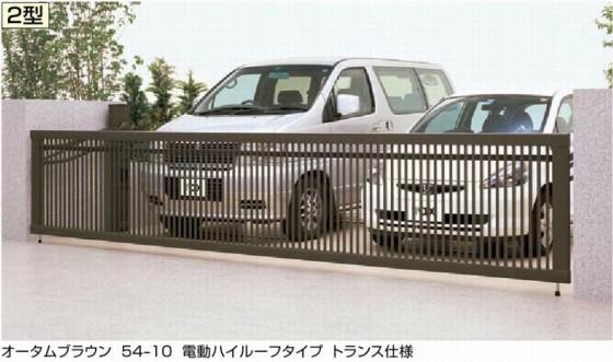 カタログ写真ワイドオーバードアR2型　2002年以降-オータムブラウン-560x331